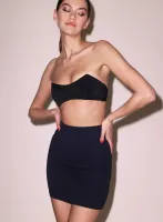 Micro Jersey Slip Skirt