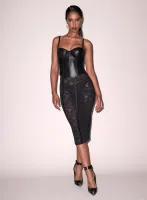 Le Stretch Lace Pencil Skirt
