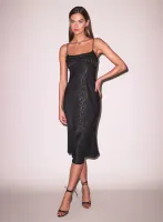 Pansy Jacquard Ruched Bust Dress
