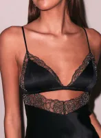 Beaded Rose Slip Dress