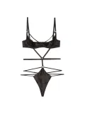 Strappy Bondage Underwire Bodysuit